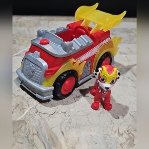 Paw‎ Patrol Mighty Pups Super Paws Marshall's Deluxe Vehicle w Lights & Sound